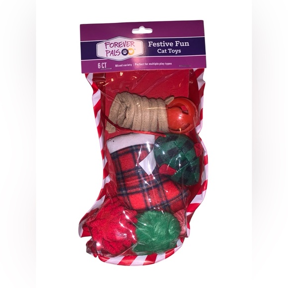 Forever Pets Other - Forever Pals Festive Fun Cat Toys Christmas stocking